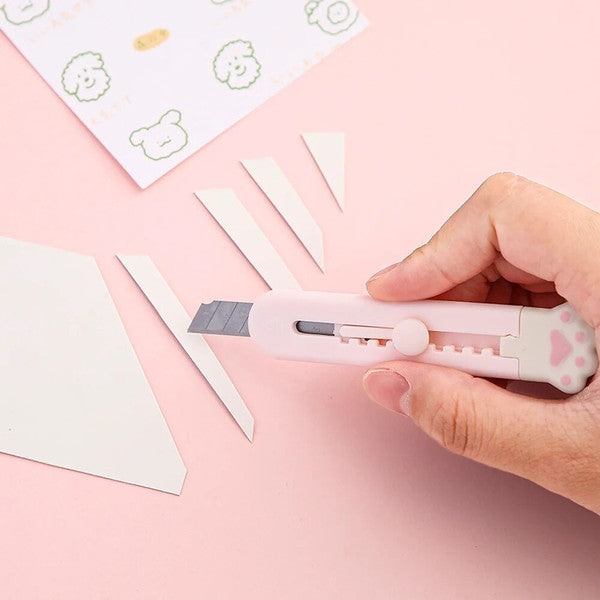 Mr.Paper Mini Portable Cat Claw Utility Knife - Creative Hand Account Decoration Tool for Art Supplies