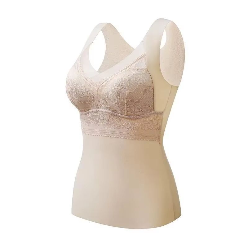 Womens Winter Thermal Vest Plus Size Warm Undershirt Soft Inner Wear Autumn Thermal Top