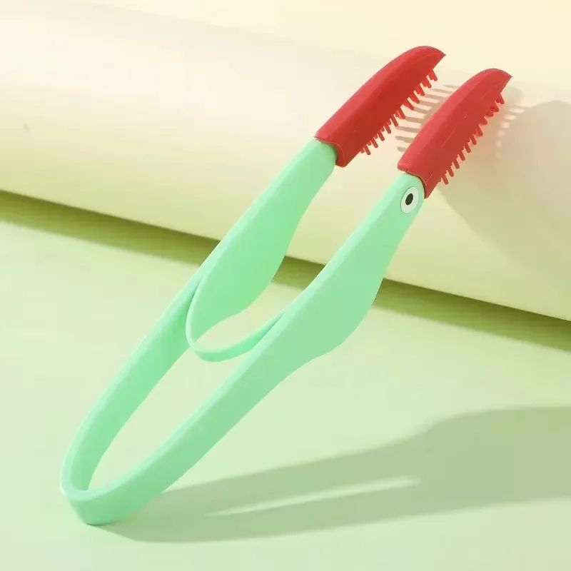Pet Eye Cleaning Brush, Soft Silicone Head Cat Dog Tear Stain Remover, Gentle Excrement Brush for Small Pets PP+Silicone